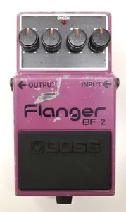 BOSS BF-2 Flanger Guitar Effects Pedal MIJ 1985 #450 DHL Express or EMS - Picture 1 of 12