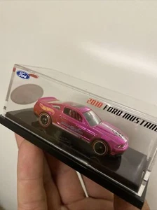 2015 Hot Wheels Convention Make A Wish charity PINK 2010 Ford Mustang #540/550 - Picture 1 of 6
