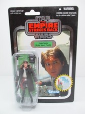 2010 HASBRO STAR WARS VINTAGE COLLECTION HAN SOLO ECHO BASE FOIL VC03 NEW MOC