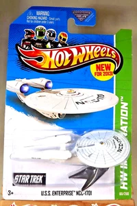 2013 Hot Wheels #60 HW Imagination-Star Trek U.S.S. ENTERPRISE NCC-1701 wo/Fire - Picture 1 of 5
