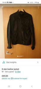 g star jacket mens medium - Picture 1 of 5