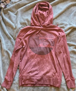 NWOT - Billabong - Long Sleeve - Red W/ Logo - Size S - Pull Over Hoodie - Picture 1 of 4