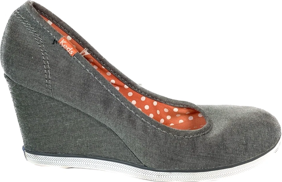 Cuñas lisas Keds Damesel con plantilla de lunares tacón Foto 1 de 4