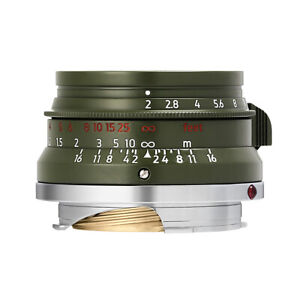 LIGHT LENS LAB M 35mm f/2 for Leica M camera w/ hood, filter =Safari, Limited=