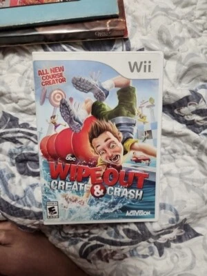 Wipeout: Create & Crash (Nintendo Wii U, 2013) Complete Tested Working  - Image 1 of 4