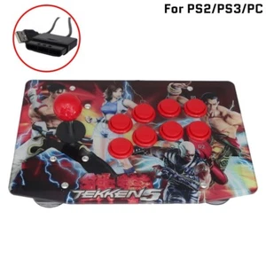 RAC-J200S-PS2 Arcade Fight Stick Game Controller 8 Buttons For PS2/PS3/PC - Picture 1 of 6