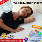 Cool Gel Memory Foam Wedge Support Pillow Cushion Help Acid Reflux Neck Back New