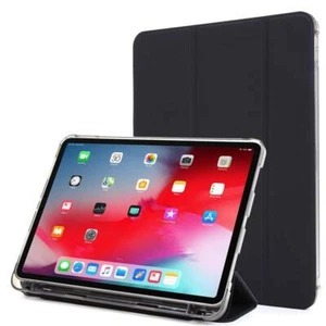 Leather Case Smart Cover With Pencil Holder For iPad 9.7" 10.2" Pro 11 12.9 mini - Picture 1 of 36