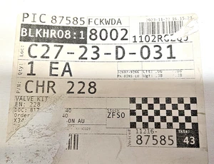 CHR 228 VALVE KIT - Picture 1 of 1