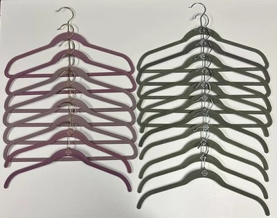 19 Joy Mangano JM lavanda púrpura y gris abrazable camisa y perchas de traje ~ ¡Bonito! Foto 1 de 4