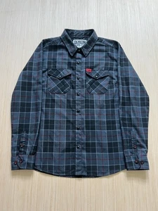 Dixxon Flannel Ready Gunner Size XXL Sold Out Edition Grey/Black/Red Very Clean - Picture 1 of 23