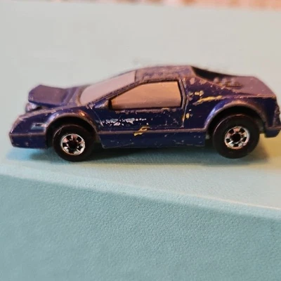 Vintage Hot Wheels 1985 Crack Ups Smash Blue Racer 7823 Working Dent Mechanism - Bild 1 von 4