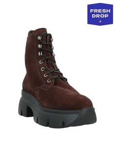 PVP €995 GIUSEPPE ZANOTTI Gamuza Cuero Botas de Combate US9 UK8 EU42 Hechas en Italia - Imagen 1 de 7