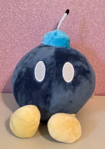 2022 Super Mario Bros. BOB-OMB Nintendo Stuffed Plush Good Stuff 9" - Picture 1 of 5