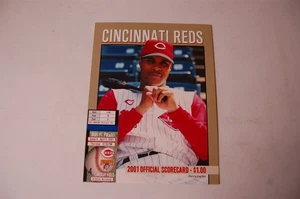 April 5, 2001 Cincinnati Reds - Pittsburgh Pirates Baseball Program + Ticket - Picture 1 of 4
