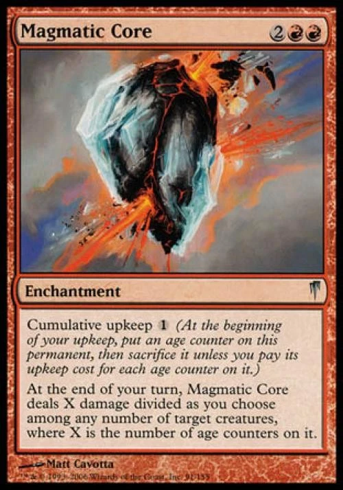 Magmatic Core - Light Play MTG Coldsnap - Image 1 of 1