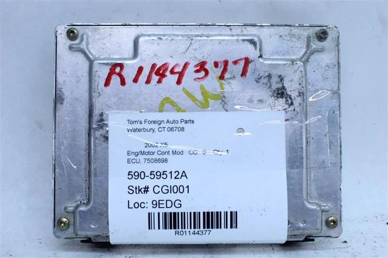 ORDENADOR ECM ECU BMW X5 2002 02 4.4L 7508698 1144377 Foto 1 de 4