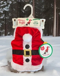 NWT Merry & Bright Dog Cat Santa Costume Red XS - Picture 1 of 8