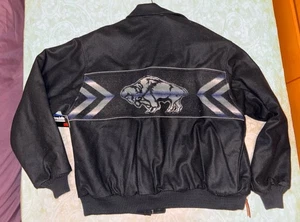 Pendleton Vintage Wool Western Bomber Jacket Bison Buffalo Size Large - Bild 1 von 8