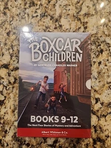 The Boxcar Children Box Set Books 9-12 Gertrude Chandler Warner- Sealed Fre Ship - Picture 1 of 3