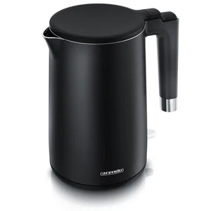 Arendo Wasserkocher 1,5L 2200W Trockengehschutz 360° Schwarz Matt - Bild 1 von 7