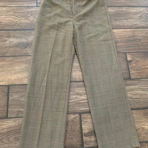 Vintage Kate Hill karierte Damenhose lässig 100 % Wolle gerades Bein Größe 4 - Bild 1 von 5