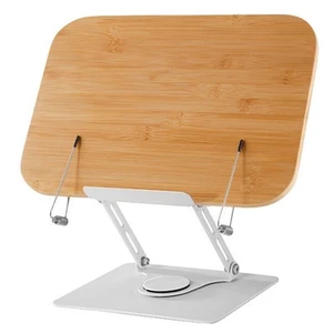 Buchständer zum Lesen - verstellbarer Buchhalter mit 360° drehbarem Standfuß &5587 - Bild 1 von 7