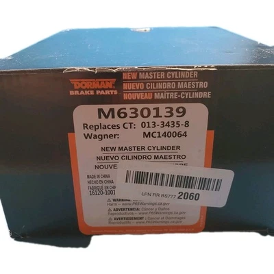 Cilindro maestro de freno Dorman M630139 para 01-02 Lexus RX300 Foto 1 de 4