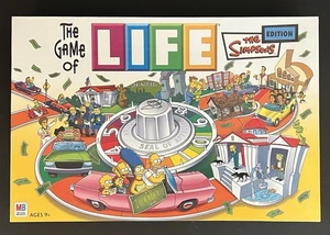The Simpsons The Game of Life Board Game Milton Bradley 2004 100% Complete - Picture 1 of 18
