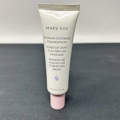 New NO Box Mary Kay Medium Coverage Foundation Beige 404 Normal/Oily - Pink Cap - Image 1 of 2