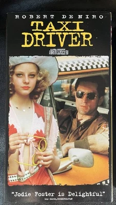 Taxi Driver VHS 1976, 1995 Pressing Robert De Niro Jodie Foster  - Image 1 of 4