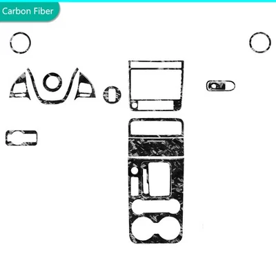 16Pcs Forged Carbon Fiber Full Interior Trim Kit For Volkswagen VW Touareg 11-18 - Изображение 1 из 4