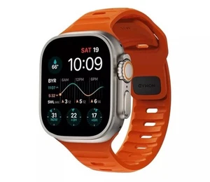 Cinturino sportivo Nomad M/L Apple Watch 49/45/44/42 mm arancione NUOVO - Foto 1 di 7