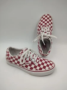Vans Checkerboard Tenis Para Mujer’s 7 Doheny Rojo Oscuro Blanco Zapatos de Monopatín - Imagen 1 de 15