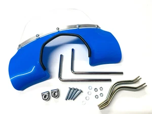 LAMBRETTA SX150 SX200 1966 BIS 1969 MASSIV BLAU FLIEGENGITTER MIT BEFESTIGUNGSMATERIAL - Bild 1 von 5