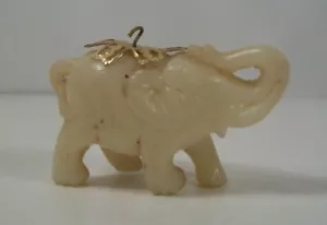 Vintage 1950's Elephant Trinket ~ Costume Jewelry ~ 1 3/4" Long - Picture 1 of 7