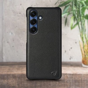 Cover for Samsung Galaxy S25 Premium Genuine Leather Case | Seamless Design - Picture 1 of 5