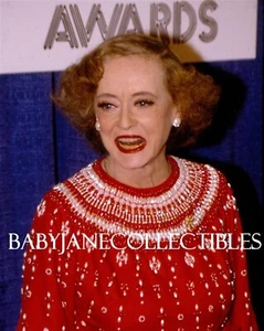 FANTÁSTICA FOTO EXCLUSIVA BETTE DAVIS en VESTIDO ROJO (d-sl) - Imagen 1 de 1