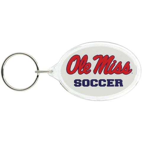WinCraft Ole Miss Rebels Soccer Oval Key Ring Cover