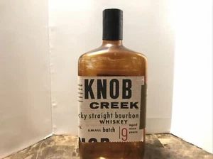 Rare Knob Creek Store Display Bottle Rare 17”x 7 1/2” Empty Advertisement - Picture 1 of 10