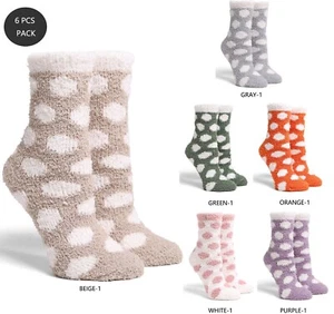 Calzini ComfyLuxe modello a pois mini equipaggio - Foto 1 di 7
