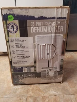 Осушитель GE 35 пинт с умным сухим регулируемым увлажнителем белый (3000 кв. футов) - Изображение 1 из 3