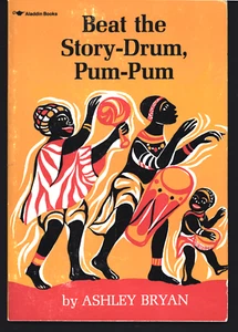 ASHLEY BRYAN BEAT THE STORY-DRUM PUM-PUM 1980 SOFTCOVER - Picture 1 of 1