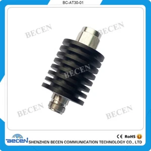 30W N-JK RF Attenuator 1-10dB 15dB 20dB 30dB 40dB DC-3GHz 50ohm Attenuators - Picture 1 of 14
