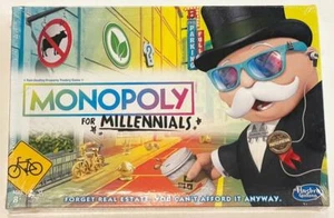 Juego de mesa Hasbro Monopoly para niños millennials - Imagen 1 de 1