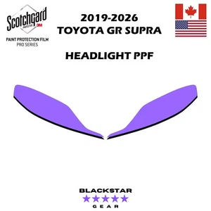 Toyota SUPRA GR 2019-2026 Pre-Cut 3M PRO Paint Protection Film Headlights PPF - Picture 1 of 2