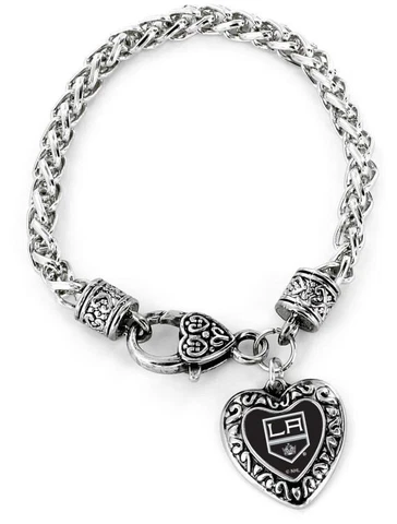 Los Angeles Kings Heart Bracelet Cover
