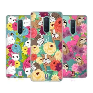 HEAD CASE DESIGNS FLORAL & ANIMAL PATTERN GEL CASE FOR GOOGLE ONEPLUS PHONES - Picture 1 of 10