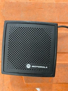 Motorola HSN4031B Wired External Speaker Radio two way two-way Black OEM GENUINE - Picture 1 of 12