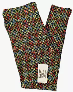 NEW TC LuLaRoe Leggings Tall And Curvy (sz 12-18) Geometric Buttery Soft Stretch - Picture 1 of 11